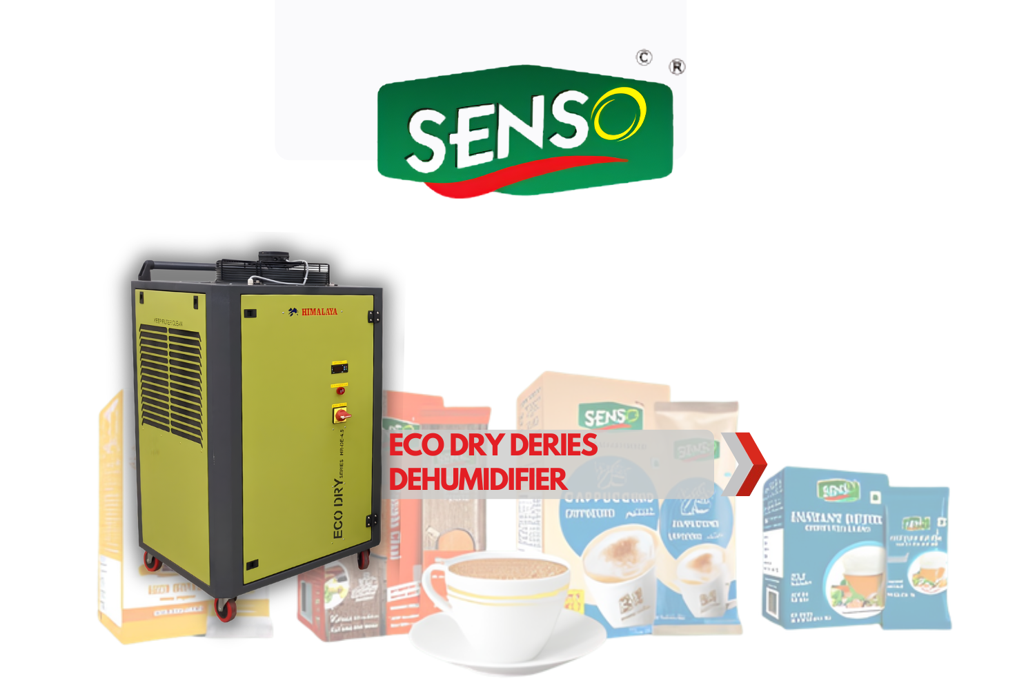 Senso Foods Pvt. Ltd. | FMCG Products | Eco Dry Series Industrial Dehumidifier